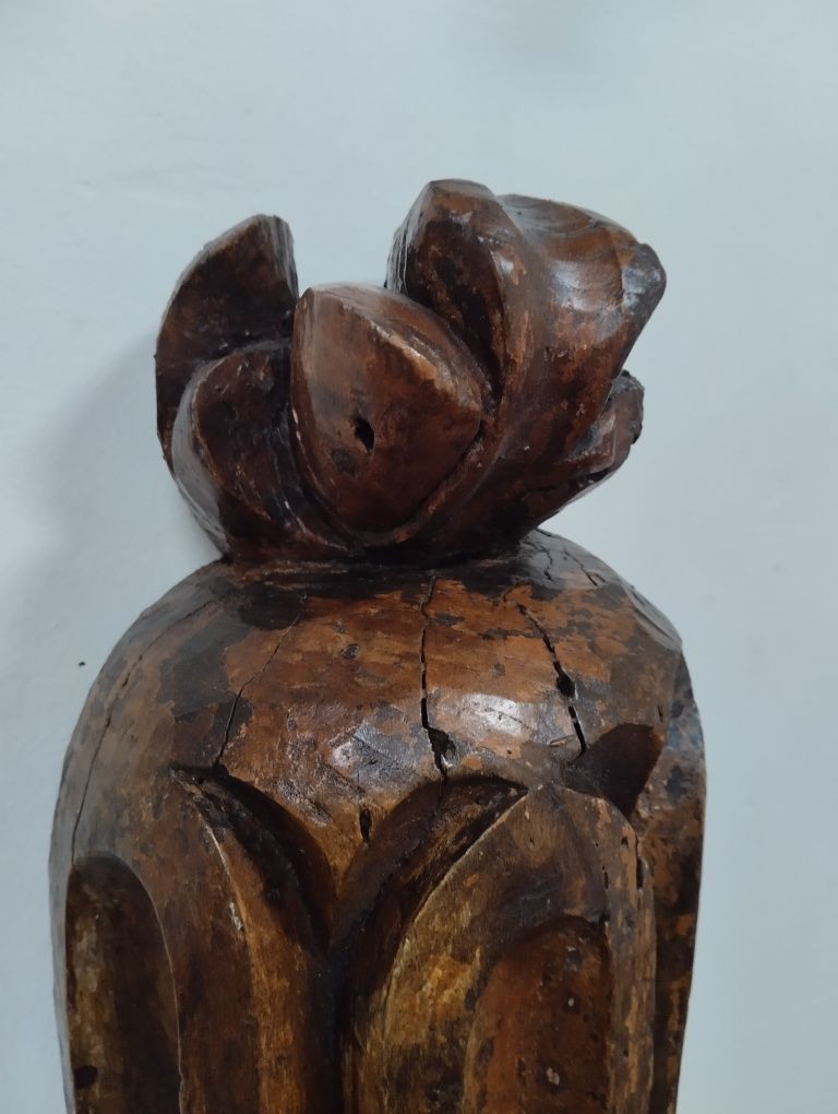 Talha madeira policromada.