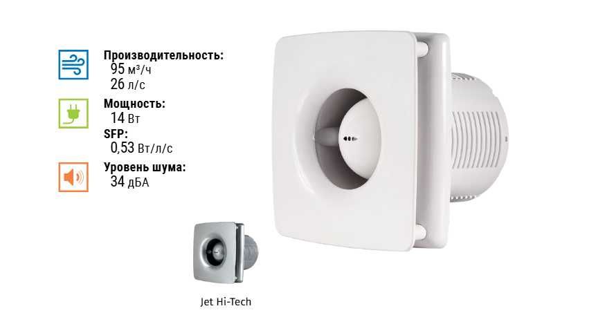 Вентилятор ВЕНТС 100 РА АЛЮМІНІЙ МАТОВАНИЙ Design Series з клапаном