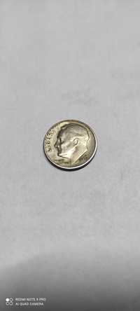 10 cents one dime Roosevelt z 1969  D.   USA