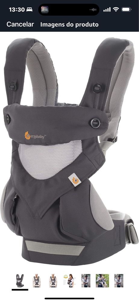 Ergobaby Porta-bebês 360 Cool Air Mesh