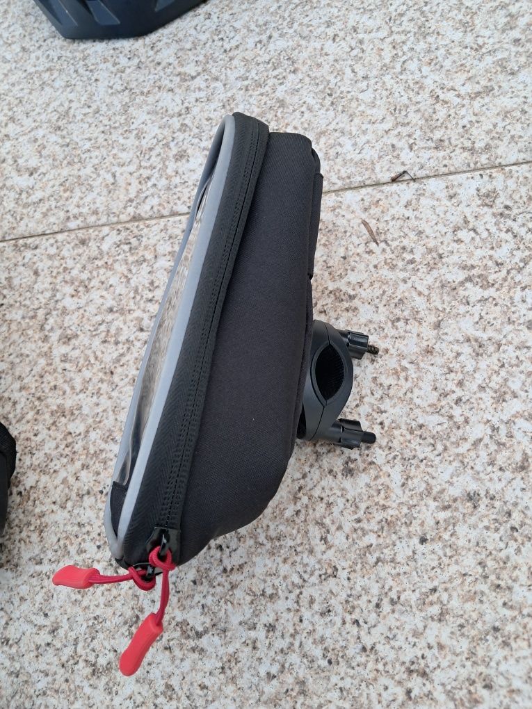 Acessórios para bicicleta e capacete