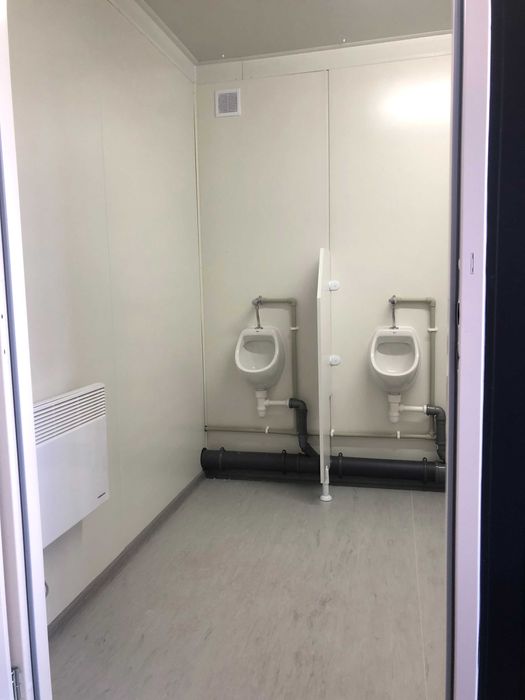 kontener sanitarny, kontener damsko-męski, kontener,mobilny sanitariat