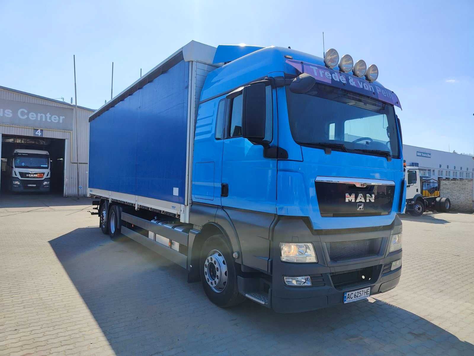 Вантажівка MAN TGX 26.400  (8.5м/2.48м/2.8м) 59 м3  тент