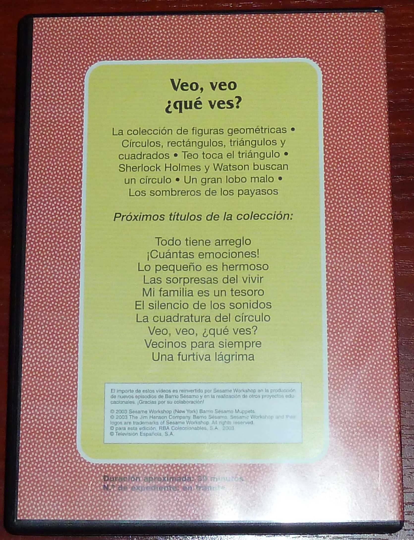 Ulica Sezamkowa DVD Język Hiszpański nr 16