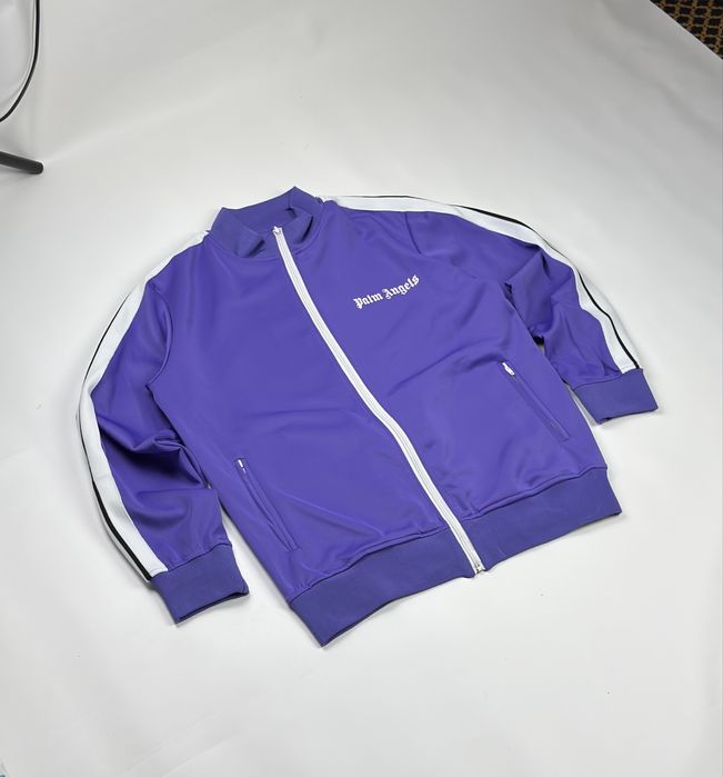 Олімпійка зіпка Palm Angels purple Track Jacketзіп худі Фіолетова