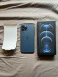 Telefon iphone 12 pro max 256 gb 84% bateria blue stan idealny