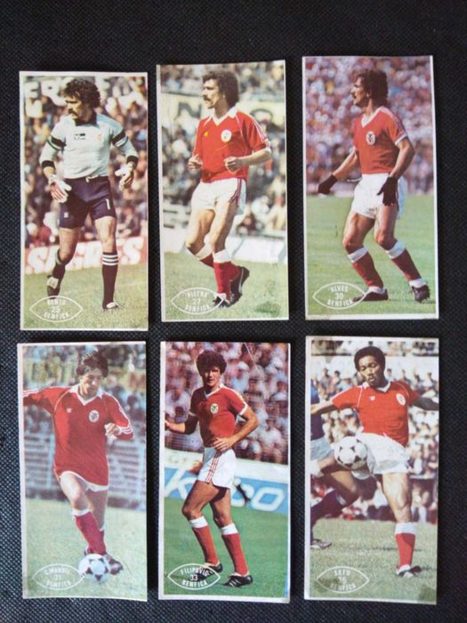 Cromos Retirados do Benfica Futebol Acção e Movimento 1980/81