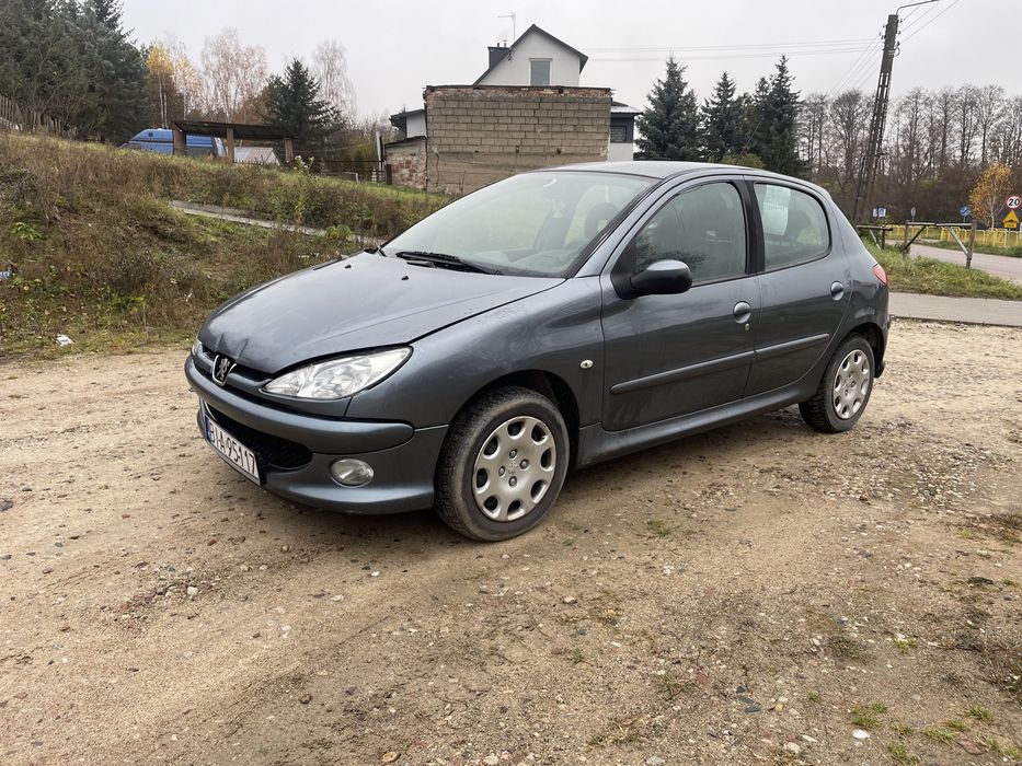 Peugeot 206 Lift 2006r 1.4 benzyna Długie Oplaty