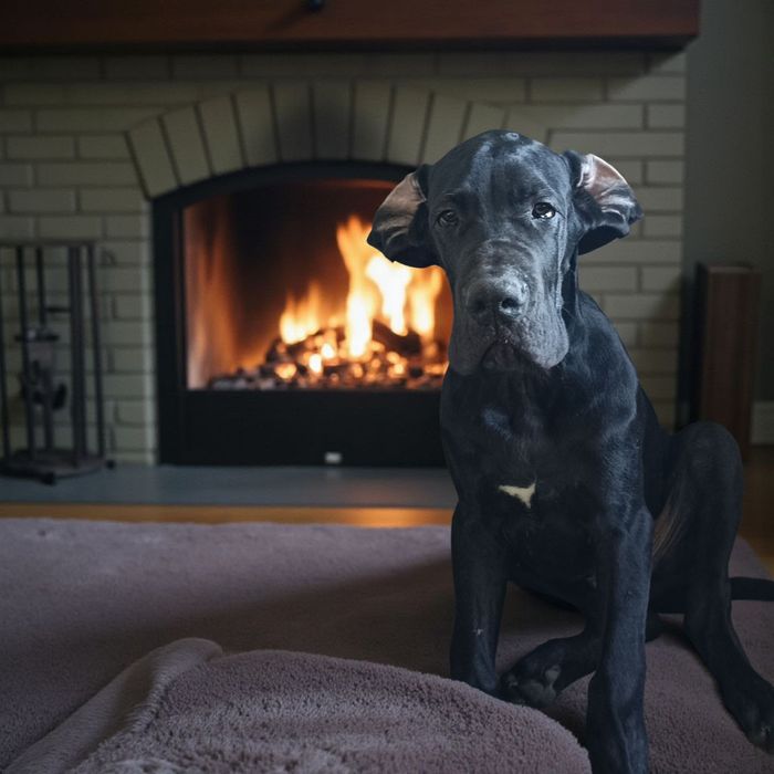 Śliczny czarny samiec