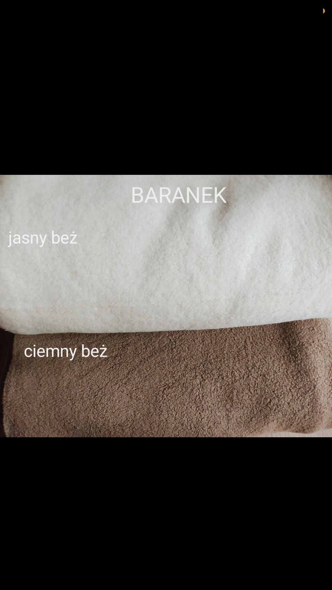 Komplet zimowy sweterek polarek pompony