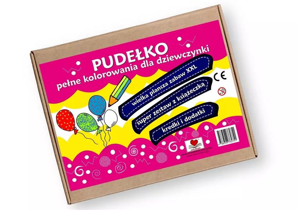 Pudełko pełne kolorowania dla dziewczynki. Love Books