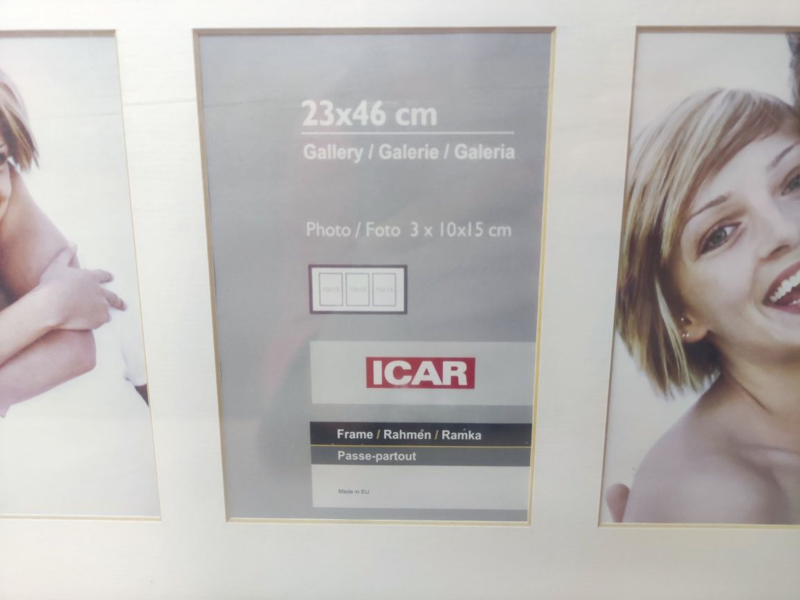 Продам фоторамки на 3 штуки 10*15 Icar