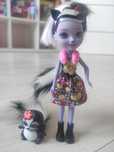Enchantimals Mattel Lalka Sage Skunk i Caper