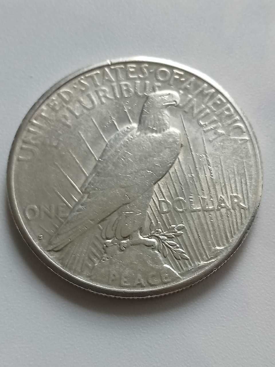 Moneta 1 dolar USA 1922 r Peace srebro