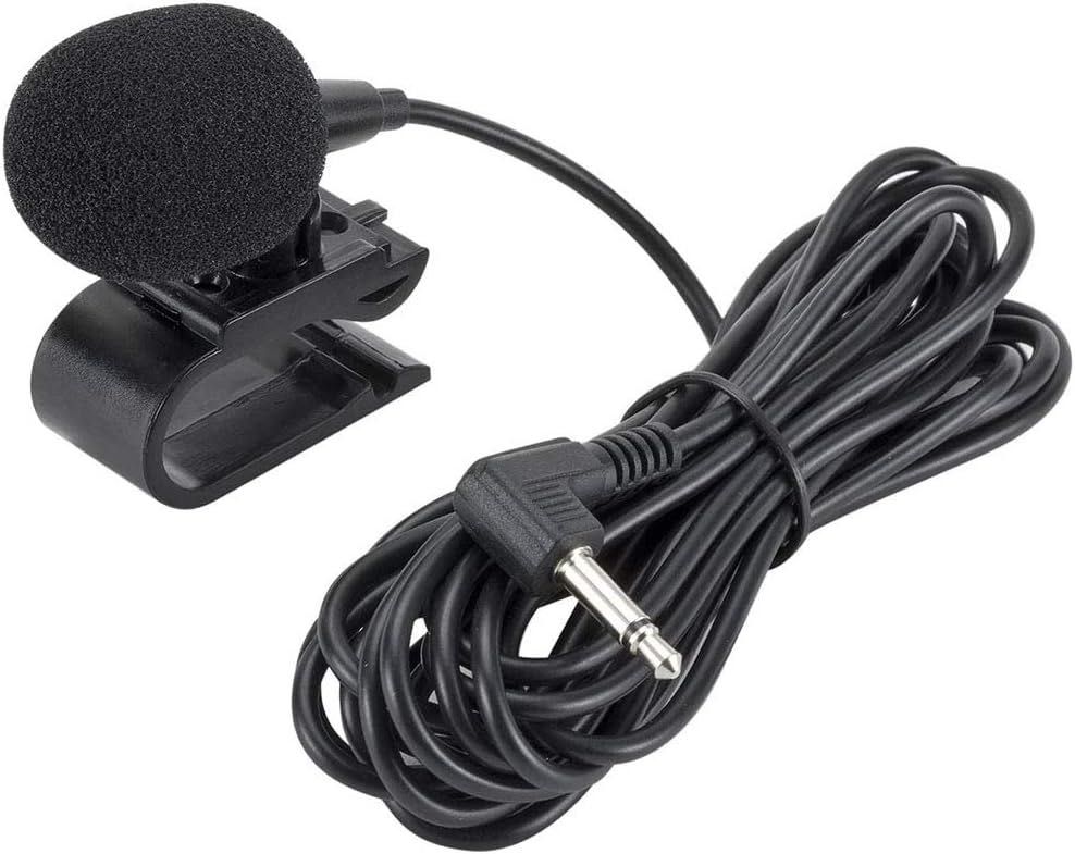 NewTH Zewnętrzny mikrofon 3,5 mm z kablem montażowym 3 m