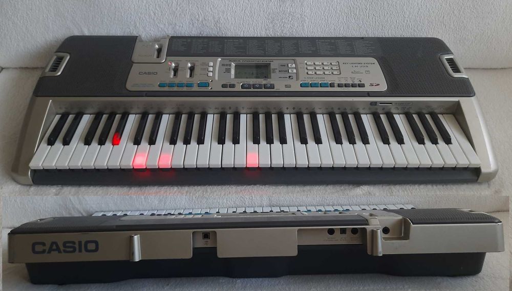 KEYBOARD CASIO LK-215 klawiatura dynamiczna podświetlana USB