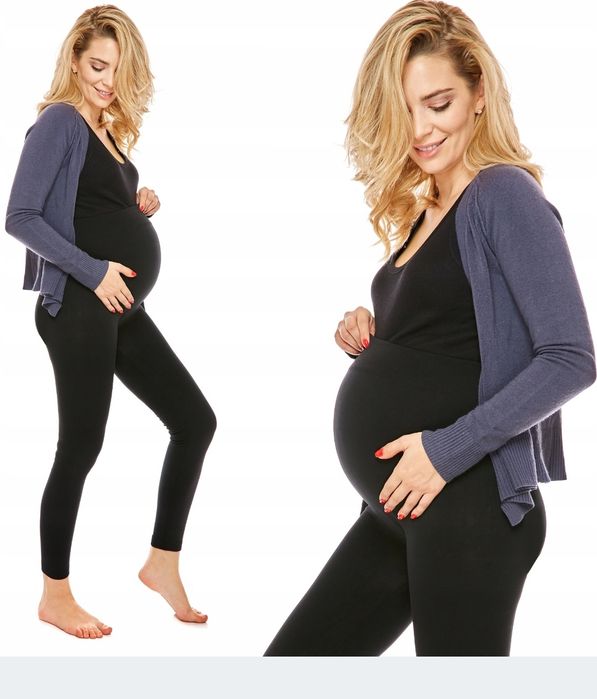 Legginsy ciążowe ocieplane