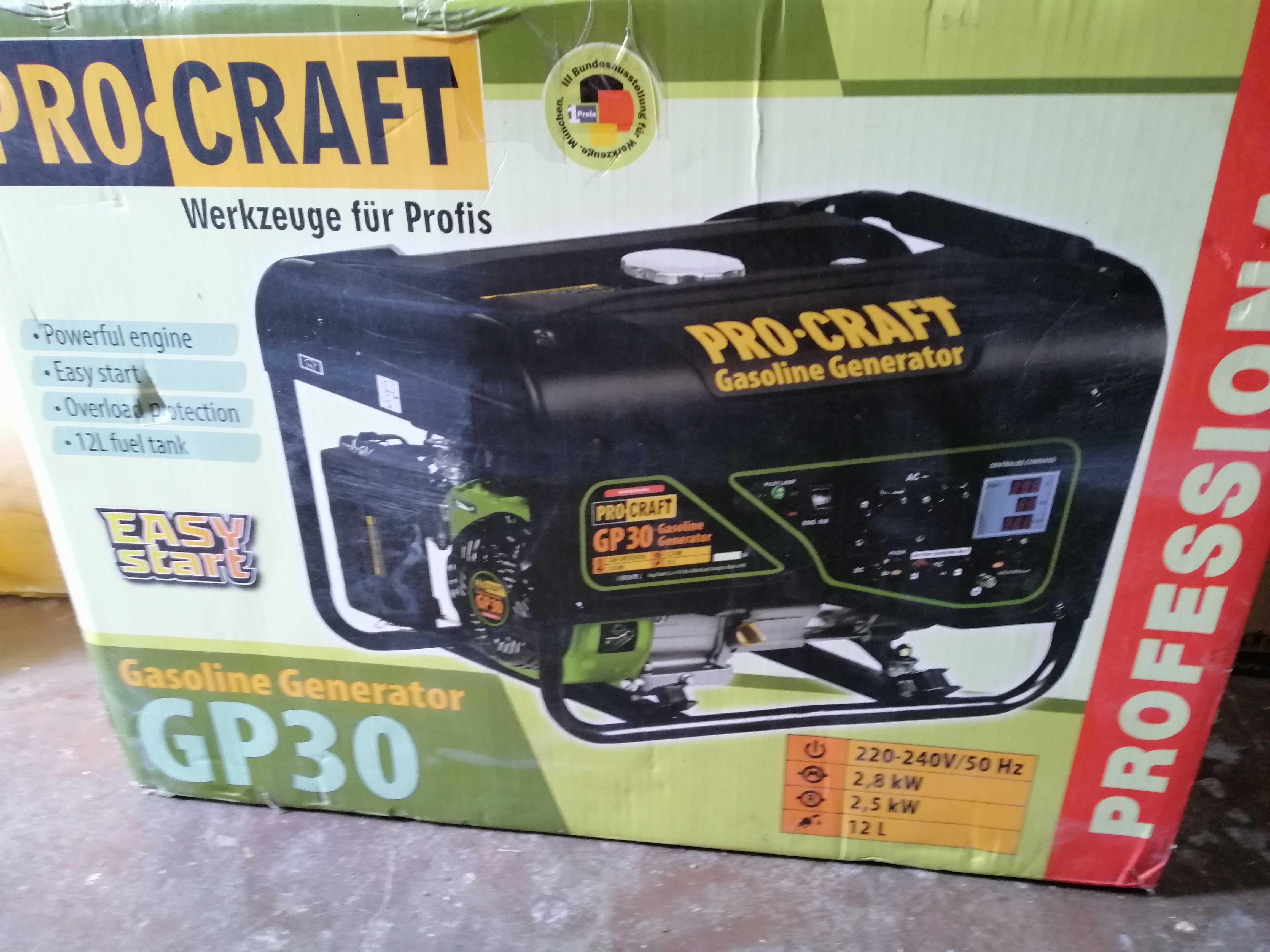 Генератор бензиновый Procraft GP30 2.5 кВт