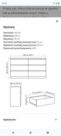 Komoda biała Ikea