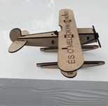 Aviao em madeira mdf