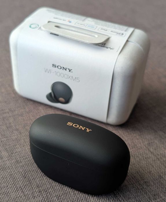 Sony WF-1000XM5 słuchawki bezprzewodowe, gwarancja, pełny zestaw +etui