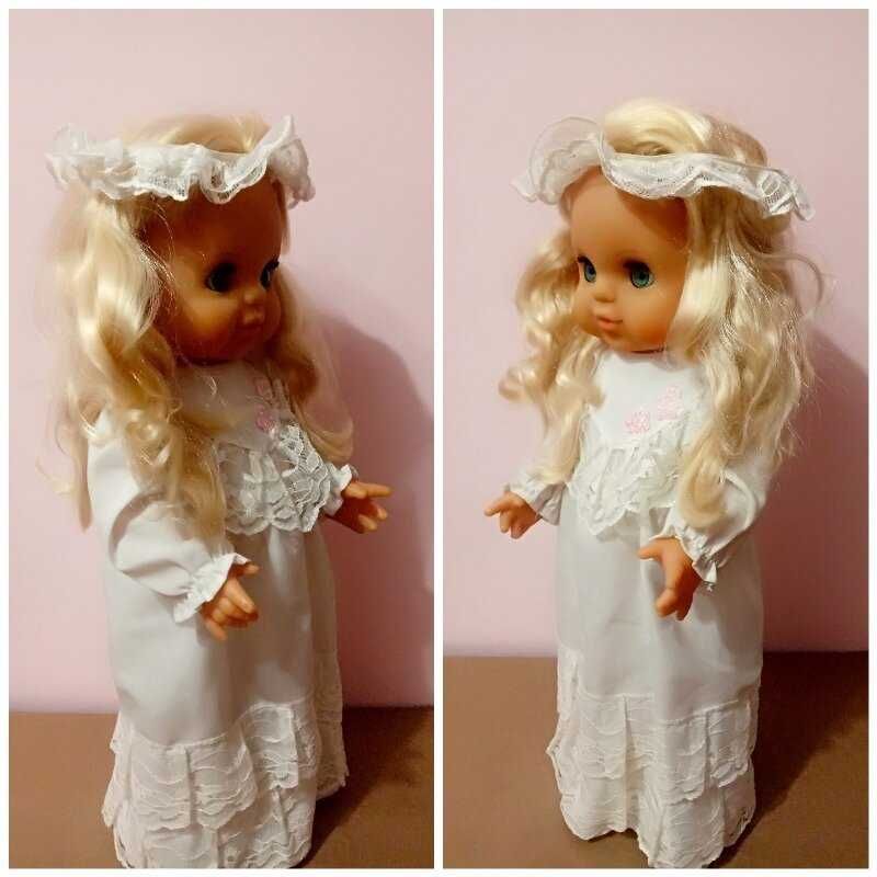 Златовласка в крестильной одежде 40см кукла лялька ГДР