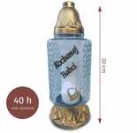 Znicz szklany, znicze, dzień babci, babcia / duże, 30 cm z wkładem 40h