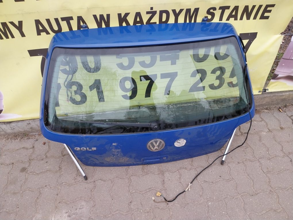 VW volkswagen Golf iv klapa pokrywa bagażnika kompletna hb