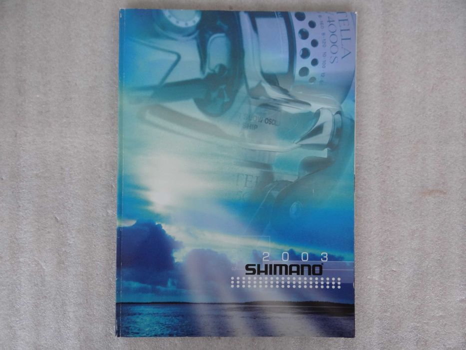 Katalog wędkarski SHIMANO z roku 2003 uk
