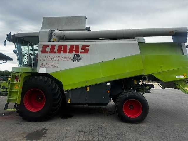 LEXION 460, New Holland CX 880 heder ze stołem do rzepaku, wózek