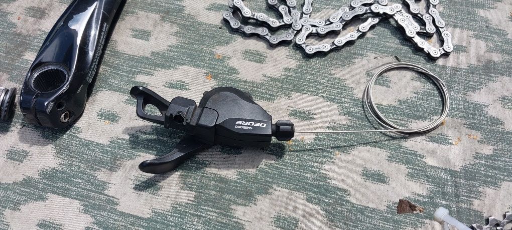 Napęd rowerowy 3x10 kompletny shimano deore xt
