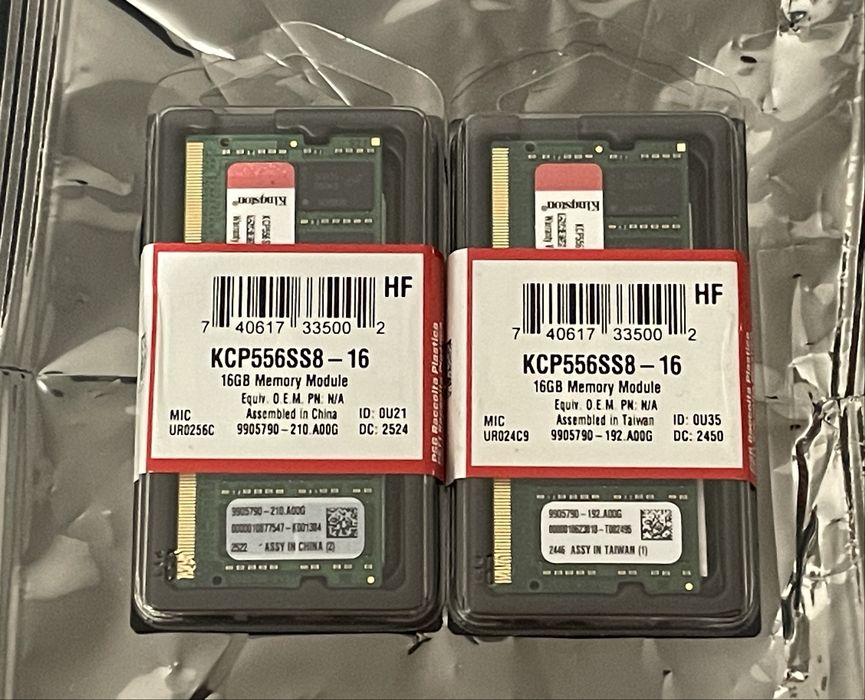Pamięć Ram DDR5 32GB KCP556SS8/16 Nowe
