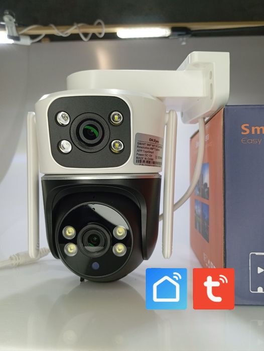 ‼️WiFi cam  КАМЕРА Tuya / Smart life 8MP НІЧНА ЗЙОМКА +  ДАТЧИК РУХУ‼️