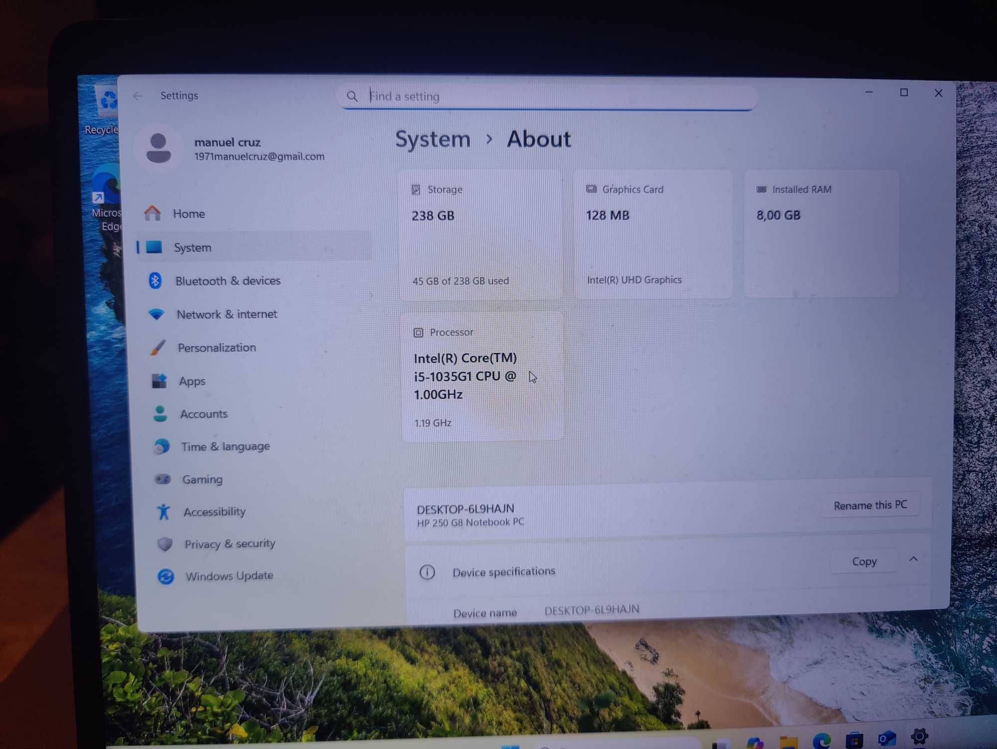 HP hqtre Core i5