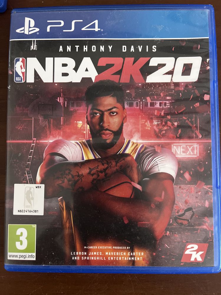 Gra ps4 NBA Zk 20