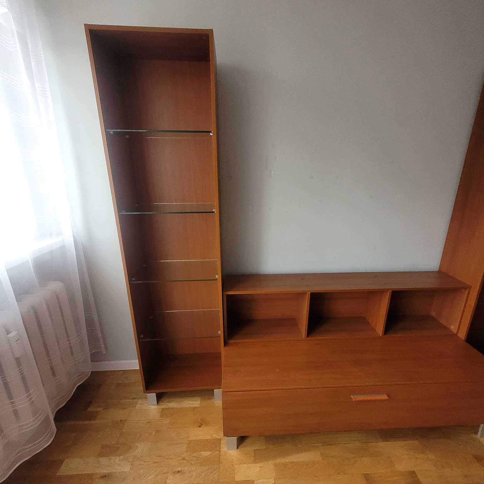 Zestaw mebli BRW szafa /  komoda rtv / 2x regał / półka