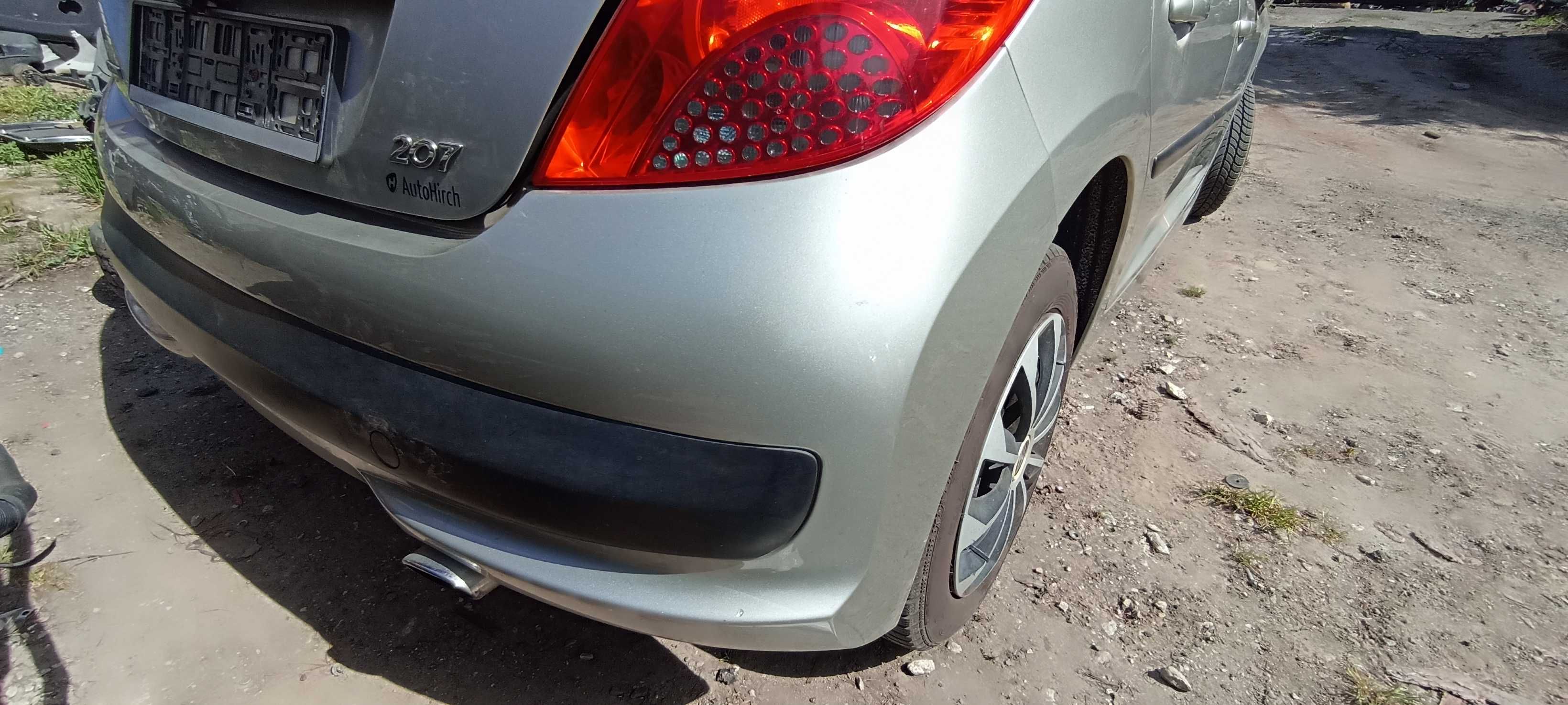 zderzak tył tylny peugeot 207 lak ets