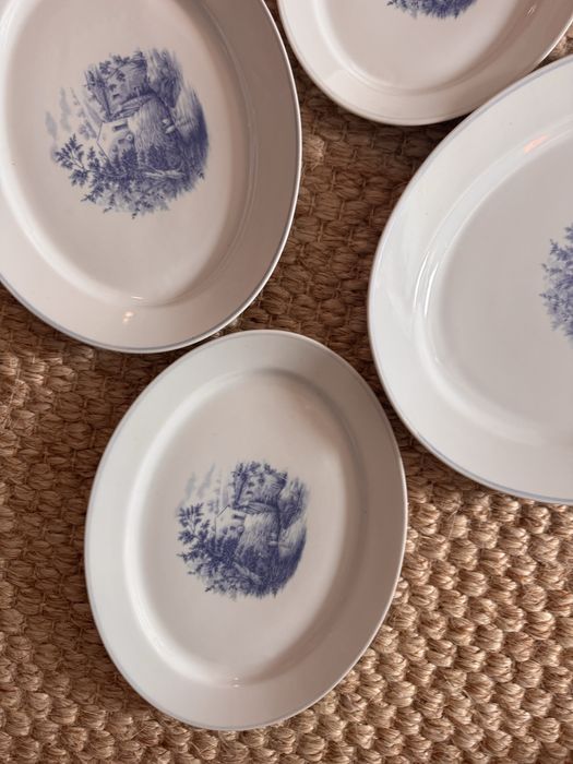 Vintage 4 travessas Vista alegre