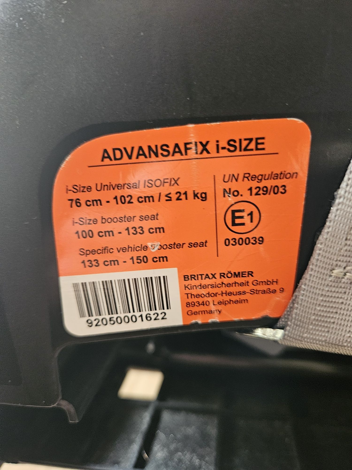 Britax romer advansafix i-size britaxromer