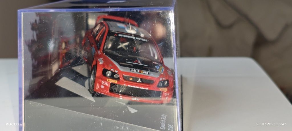 Mitsubishi Lancer WRC05 Rovanpera/Pietilainen Szwecja'05 1:43 Deagosti