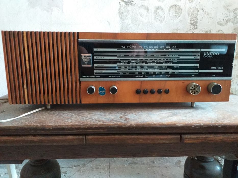 Radio z okresu PRL Unitra DML-302 unikat