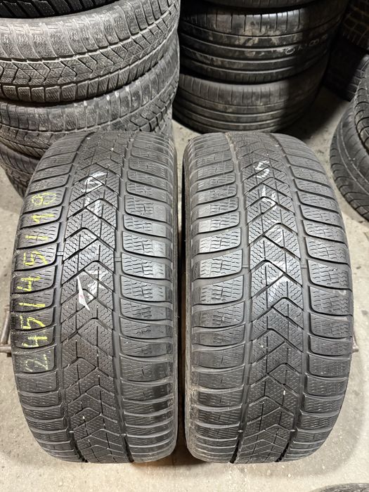 Opony zimowe 245/45/18 Pirelli RSC 2szt 6,2mm 2021r