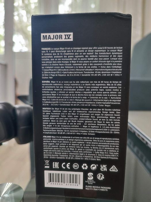 Навушники Marshall major 4 original