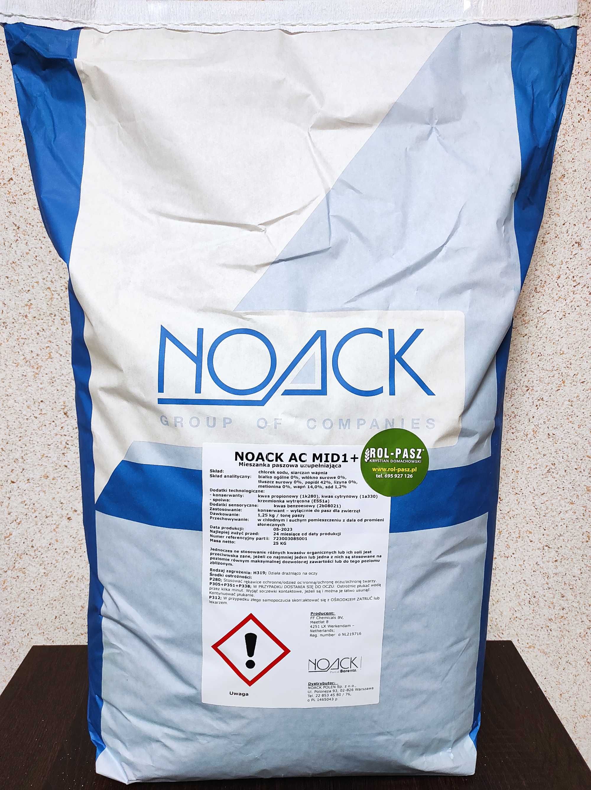 Noack AcMid 1+ przeciw zagrzewaniu TMR stabilizator