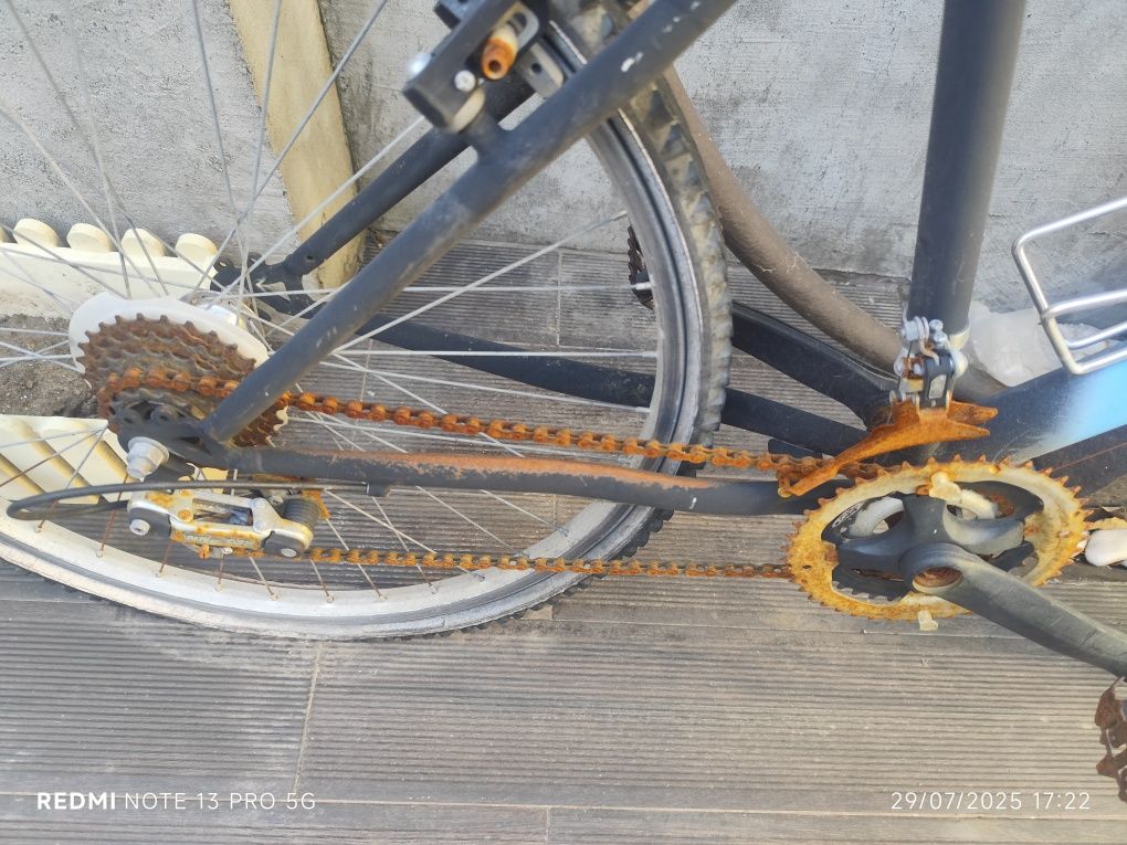 Bicicleta para desocupar