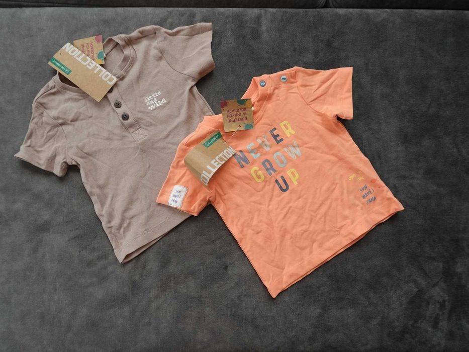 Ubranka dziecięce coccodrillo rozmiar 74, nowe z metkami, 10szt.