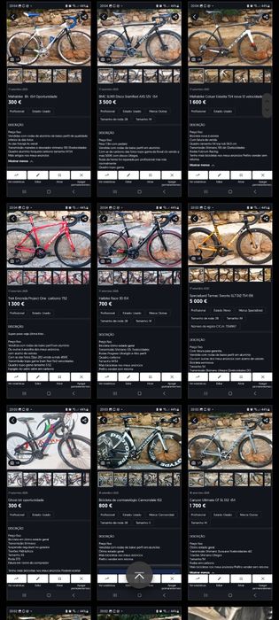 Mafrabike Bicicletas de estrada Carbono oportunidade