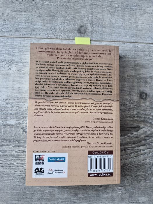 A3865. "List z Powstania" Anna Klejzerowicz