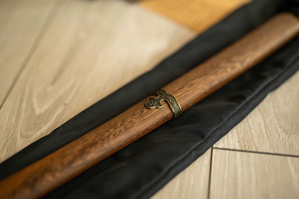 Miecz samurajski Japońska Katana Stal T10 Zbrocze-Piękna Saya 10/10