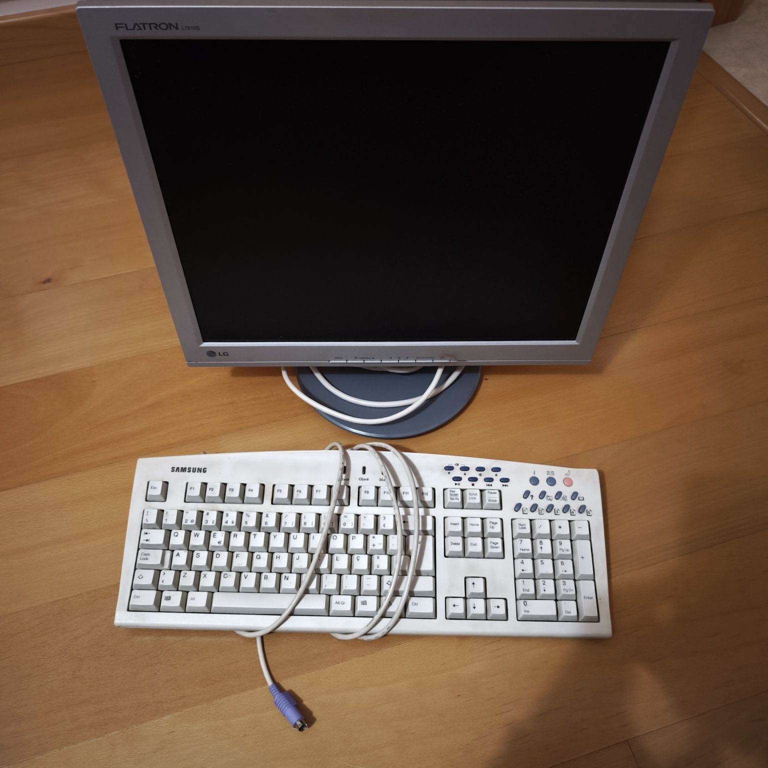 Monitor 19" e teclado